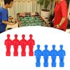Set med 8 miniatyr fotbollsspelare Ersättningsdel för bordsfotbollsfigur Fotbollsspelare Figurer för Bordsfotbollsspel