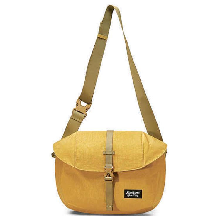 

Новая тканевая сумка через плечо Skechers, сумка кроссбоди унисекс золотая L424U015-04HW 34.0*8.9*23.1CM