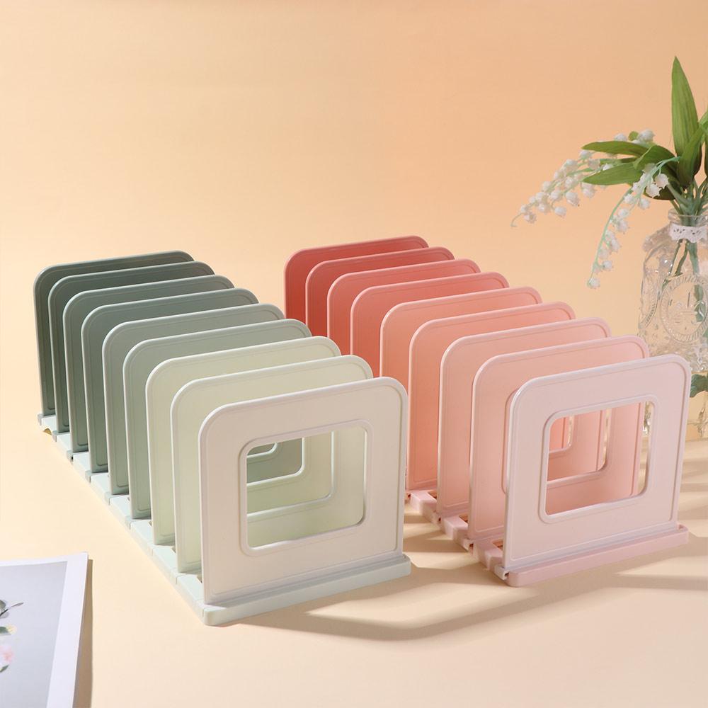 Non-slip Detachable Bookends Adjustable Book Display Rack Portable Desktop Book Stand  Classroom