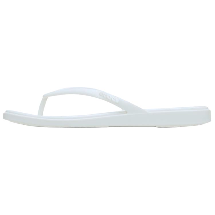Crocs Miami Flip Casual Comfortable Anti-Friction Flip-Flops Unisex Footwear White 211435-0WV 36-37