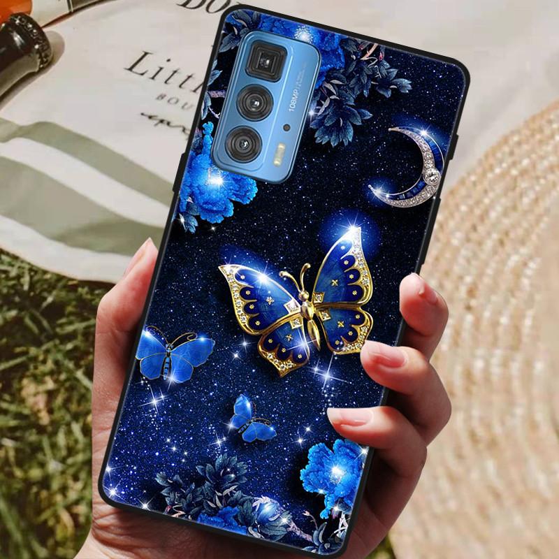 Für Motorola Moto Edge 20 Pro Hülle Weiche TPU Silikon Rückseite für Motorola Moto Edge S 20 Pro 5G Handyhüllen Mode Coque