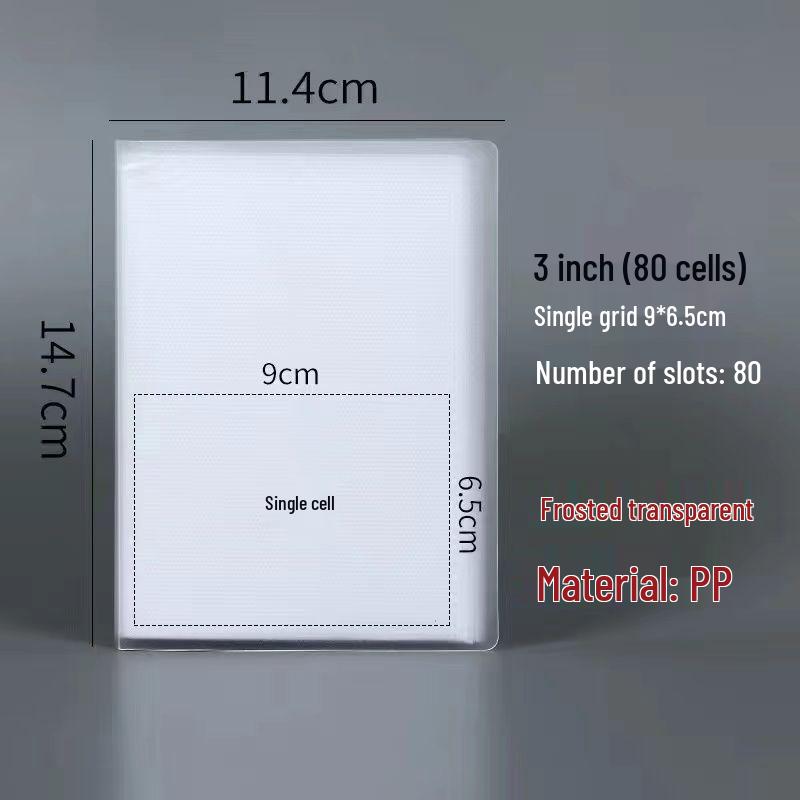 Familien-Sammelalbum & Fotoalbum mit großer Kapazität für Polaroid- und kleine Karten