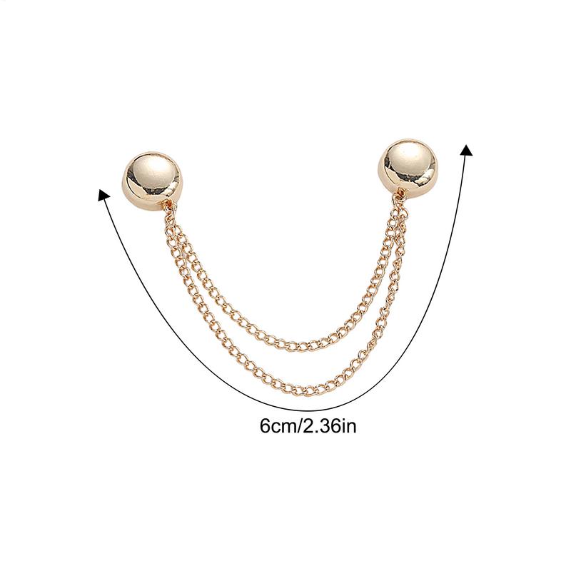4pcs Multifunctional Magnetic Clothing Clips Boutonniere Pins Clothing Scarf Trouser Legs Headscarf Fixing Pin Decoration