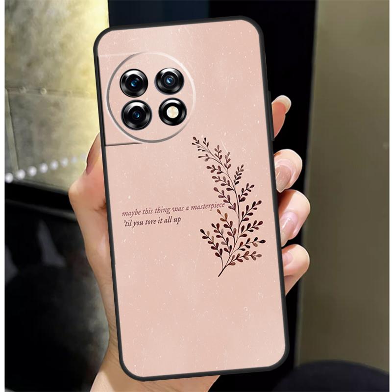 All Too Well Lyrics Cover For OnePlus 13 13R 12 12R 11 10 Pro 8T 10T OnePlus Nord 4 CE 2 3 Lite N10 N20 N30 Case