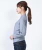 Seven Uniform GH7021-5 Navy Chambray SS Long Sleeve Shirt with Stand Collar, Oxford Cloth, Restaurant Uniform