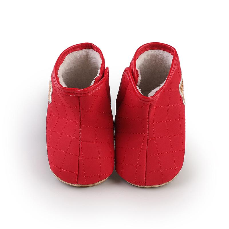 Winter Baby Walker Shoes: Warm Velvet Cartoon Shoes for 0-1 Year Old Boys & Girls