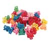 100pcs Cute Tiny Hair Claw Clip Hat Shaped Colorful Hair Accessories Small Hair Clip for Ponytail Fine Hair