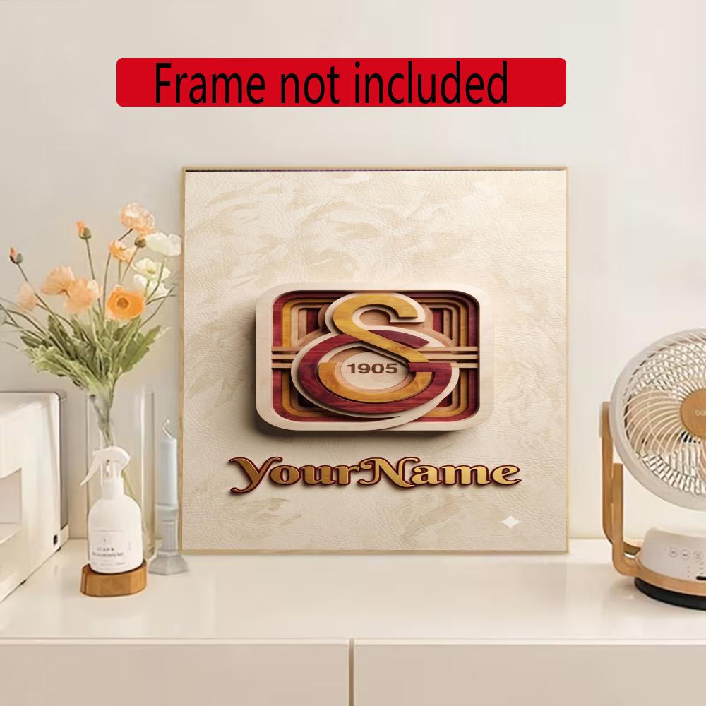 Galatasaray Customize Text Diamond Painting Round Diamond Mosaic Suitable For Beginners Diamond Painting Rhinestones Gift Frameless