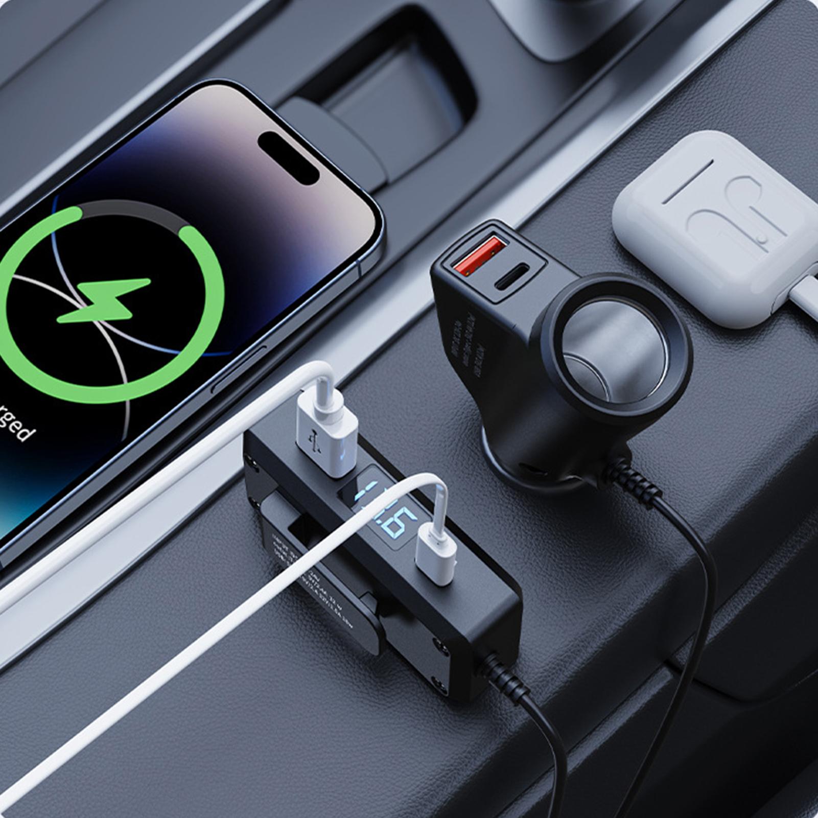 

Car Phone Charger Multi Functional Portable QC3.0 PD Car Charging Adapter For Vehicles Truck RV Sedan Automotive Smartphone China Mainland