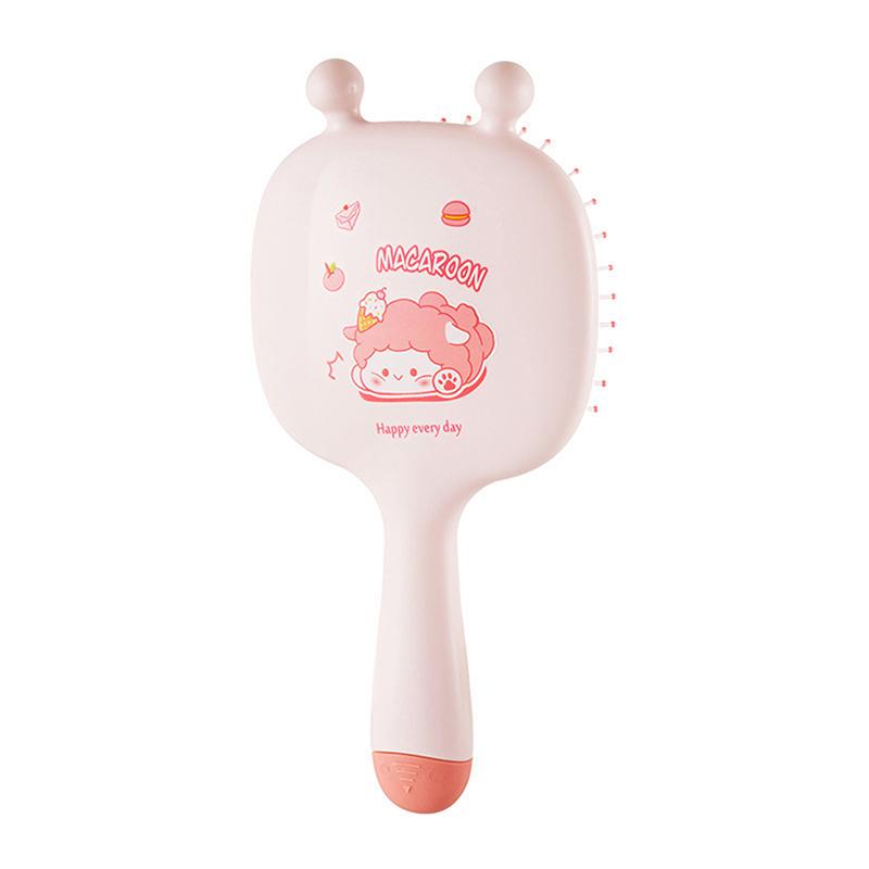 

Cartoon Hair Massage Air Cushion Comb Cute Brush Scalp Hairbrush Detangle Anti Static Salon Spa Hairdressing Styling Tool розовый