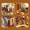 3294PCS Mittelalterliche Europäische Bibliothek Bausteine Kreative Stadt Streetview MOC Modell Steine Desktop Ornamente Kinder DIY Spielzeug
