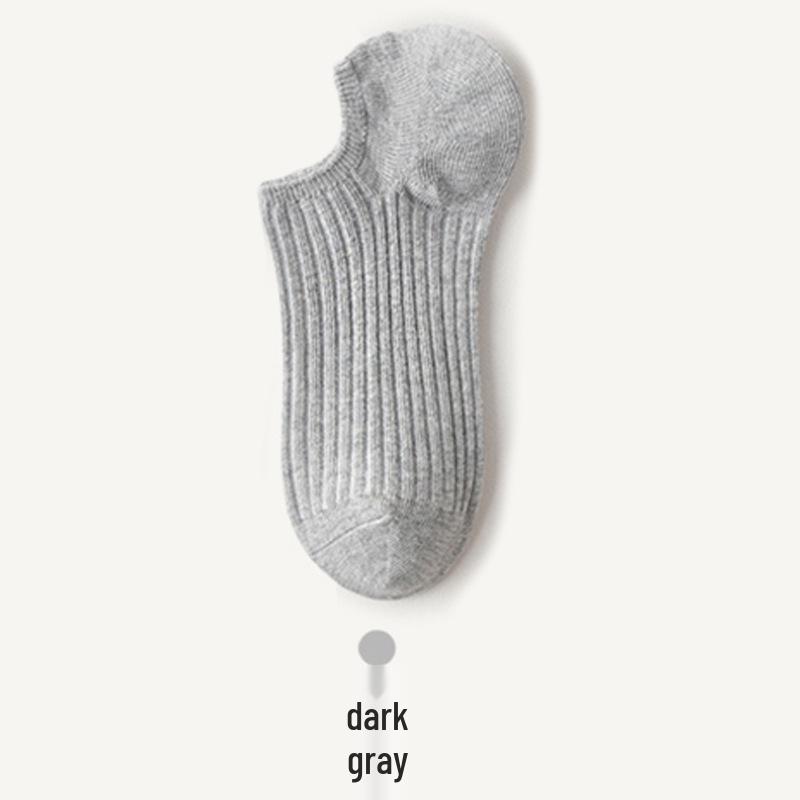 Women's No-Show Thin Breathable Ankle Socks - Spring/Summer Soft Solid Color