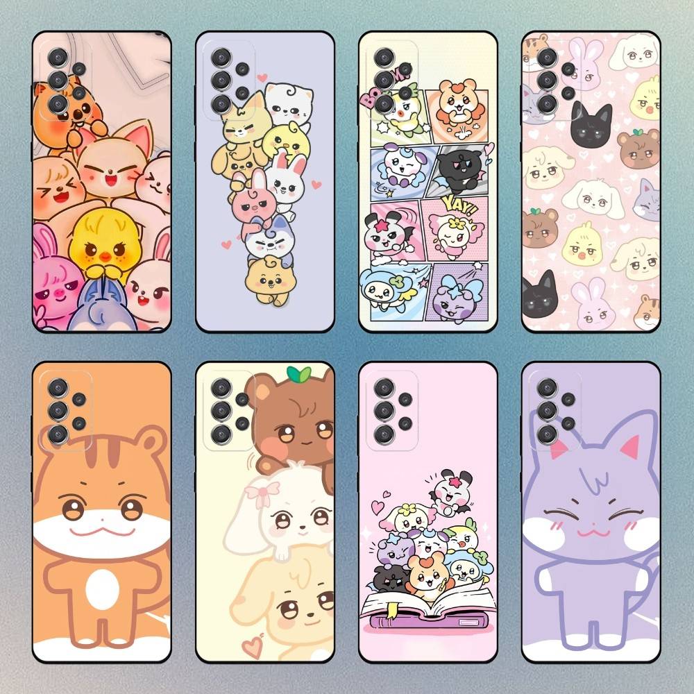 Cute A-ANITEEZ Phone Case For Samsung Galaxy S25,S24,S21,S22,S23,S30,With Bracket Cover