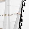 Special For Curtains, Black Tassel, Simple Style, Kitchen Curtain Bay Window, Curtain, Window Screen, Translucent Window