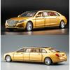 1/32 Toy Car Benz Maybach S650 Extended Edition Metal Toy Alloy Car Diecasts & Toy Vehicles Car Model Light Sound Toys for Children