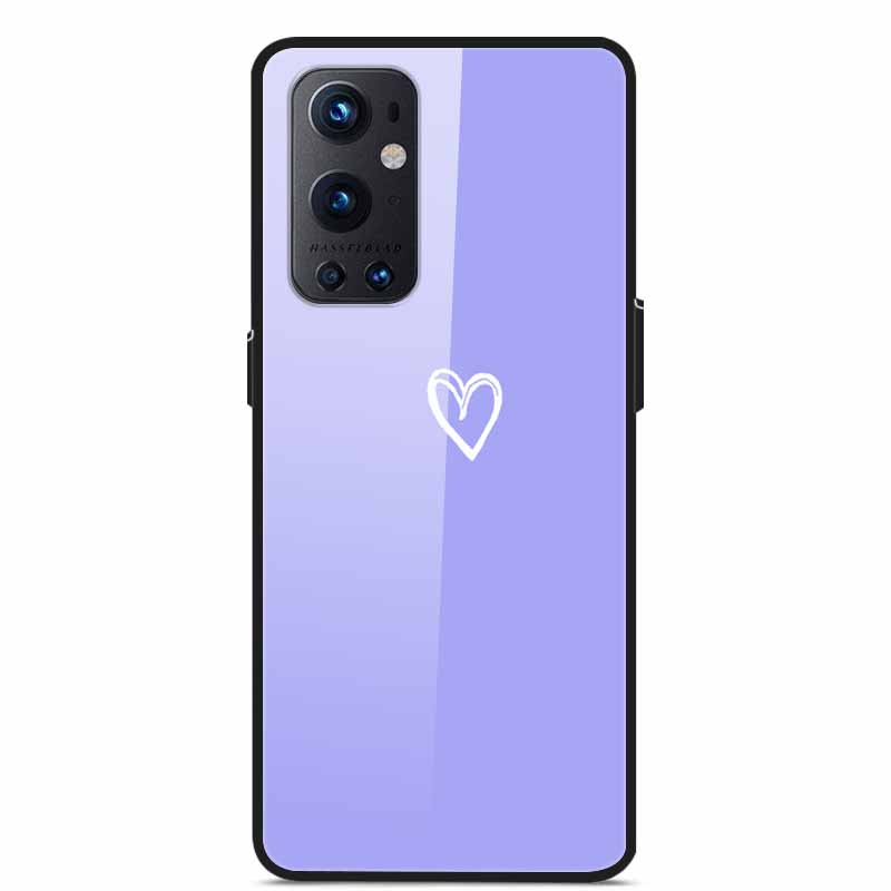 Phone Cases for One Plus 9 Tempered Glass Hard PC Back Cover For OnePlus 9 EU Version Case for Oneplus9 Funda Shells