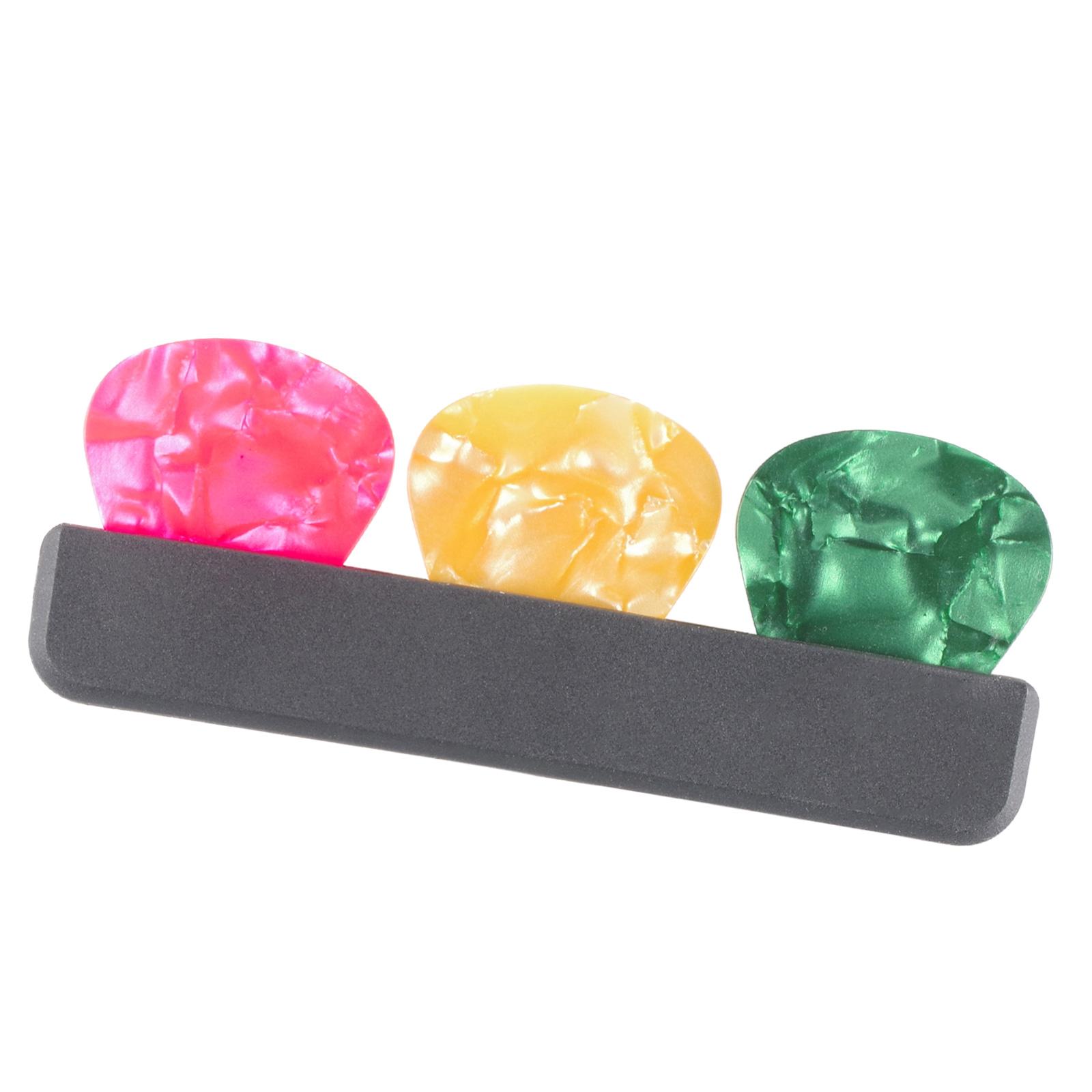 

Портативный чехол для медиаторов с контейнером для хранения 3 медиаторов Легкий кейс для демонстрации медиаторов для гитары Простой в использовании