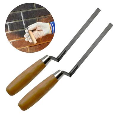2 Pièces Truelle à Jointoyer Outil de Maçonnerie pour Jointoyer Mortier Ciment Truelle Outil de Jointoyage Truelle à Doigt Tuck