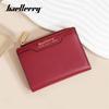 Baellerry Women Fashion Wallets Artificial Leather Bifold Purse Short Card Holder Coin Purse