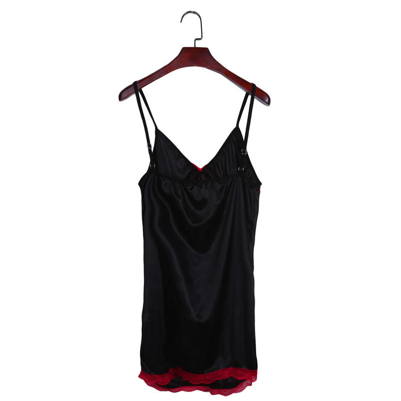 Plus Size Lace Babydoll Nightgown Women Sexy Bow Lingerie Sleep Dress with Adjustable Straps Sheer Mesh Nightwear for Honeymoon