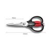 Multifunctional Household Kitchen Bone Scissors Stainless Steel Separable Power Shear With Paring Knife Bottle Can Opener