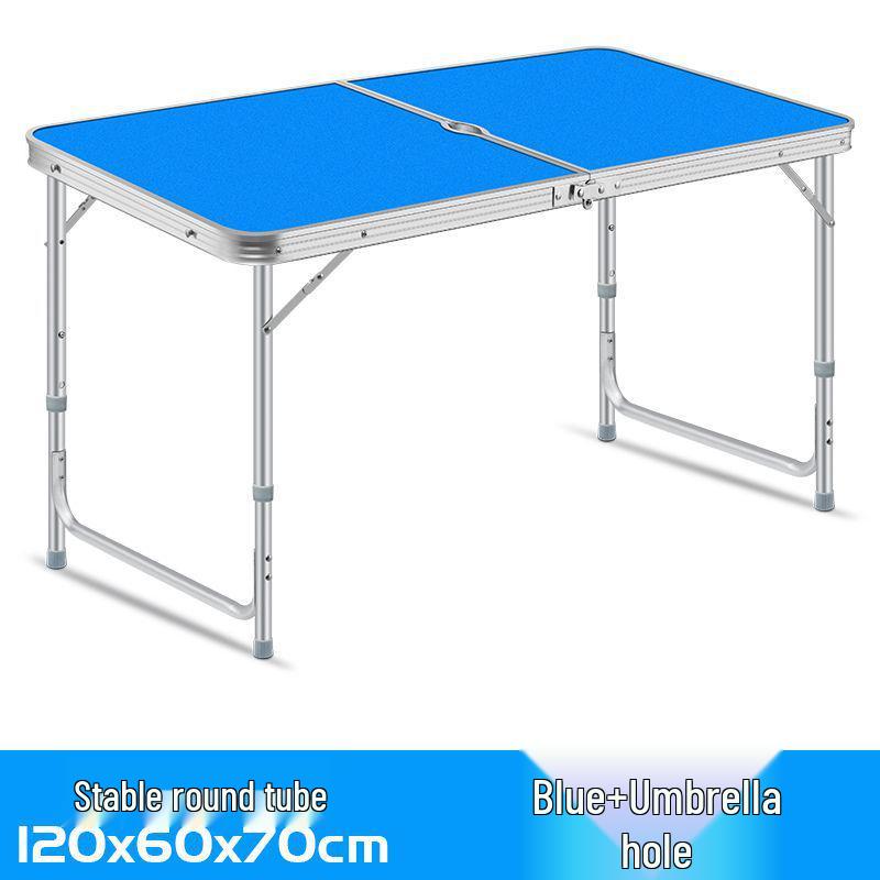 Portable Outdoor Folding Table & Chairs for Street Vendors and Camping