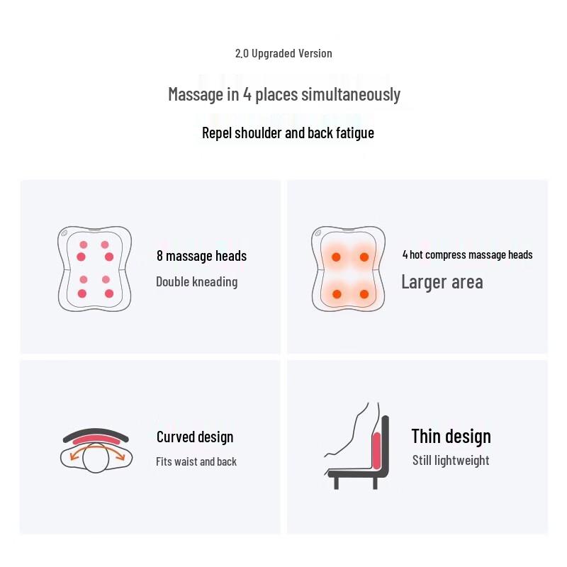 OGAWA OG-2101P Electric Neck & Shoulder Massage Pillow