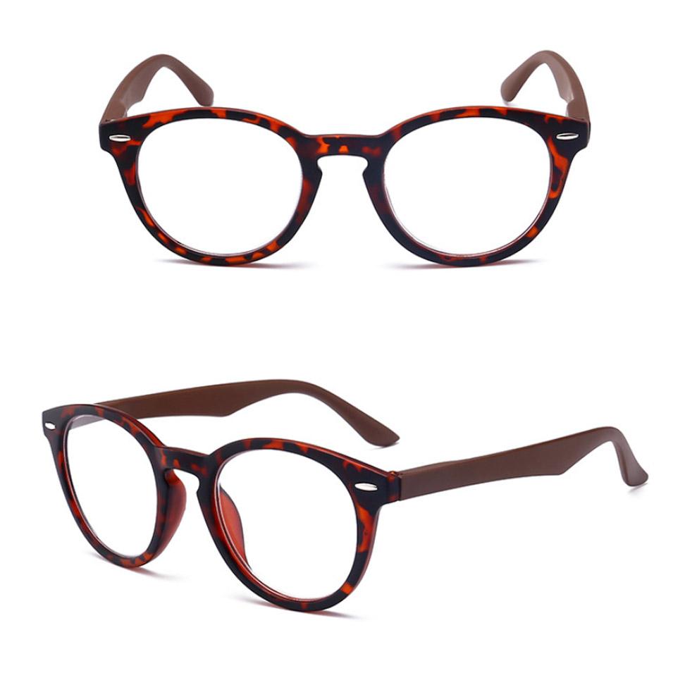 Women Reading Eyeglasses Vintage Classic Round Readers High quality Leopard Presbyopic Spectacles with Spring Hinge