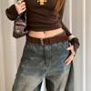 Pin Buckle Suede Leather Belt Luxury Design Woven Waistband Women Waist Belt  Coat Skirt Decoration