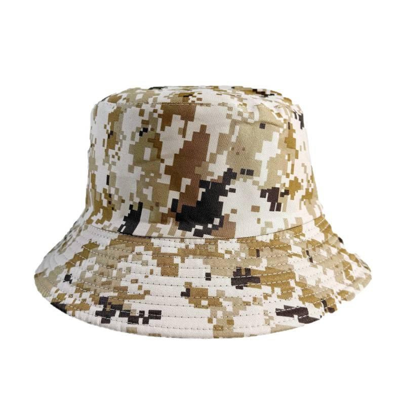 New Bucket Hat Women's Breathable Fashion Camouflage Sunshade Basin Hat Spring and Summer Men's Sunscreen Sun Hat