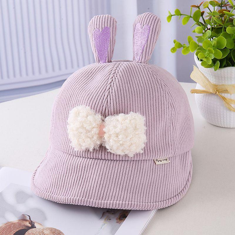Kids Corduroy Beret Hat Autumn Winter Boys Stylish Newsboy Cap Girls Unique Duckbill Hat Warm Fashionable Headwear