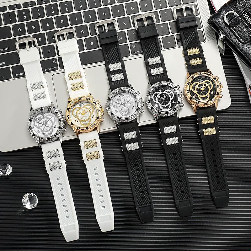 Surprise blind box new style temperament silicone strap quartz non-mechanical men's watch random style