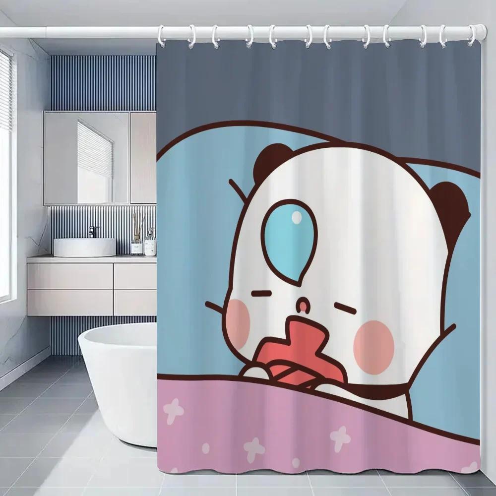 1pc BUBU DUDU Bathroom Curtains Bath Curtain Folding Partition Shower Accessories Bedrooms Luxury European Polyester Fabric