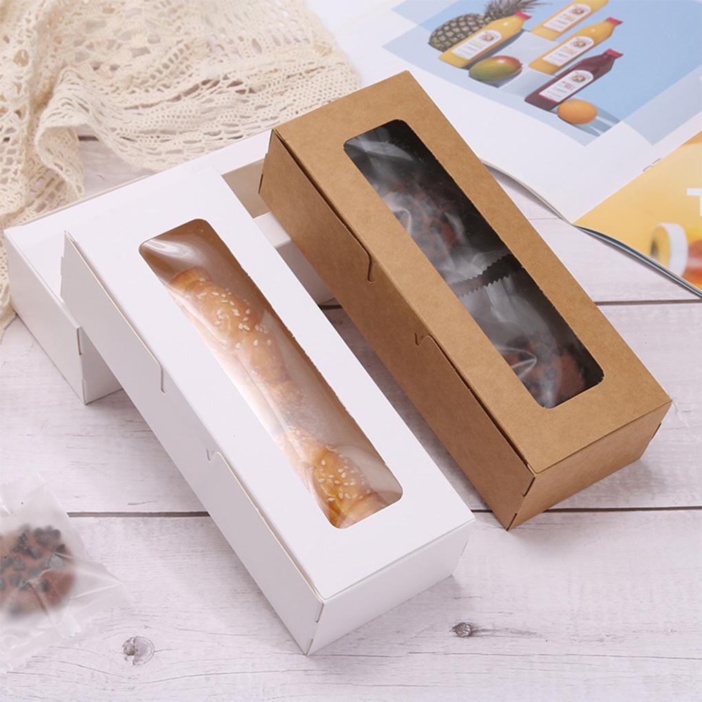 Rectangle Wedding Party Favor Gift Box Portable Storage Boxes with Lid Cake Packaging Case Home Kitchen Bakery