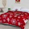 New Printed Christmas Blanket Office Lunch Break Blanket Multifunctional Christmas Gift Blanket