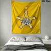 FC Sheriff Wall Hanging Printed Fabric Blanket Decorative Tapestries for Bedroom Living Room Home Decor