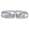 Pair For 2015-2021 Ford Transit Cargo Side LED Mirror Turn Signal Light Clear