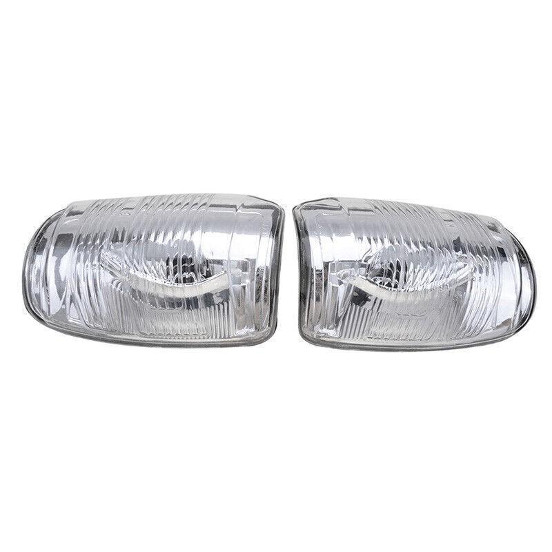 Pair For 2015-2021 Ford Transit Cargo Side LED Mirror Turn Signal Light Clear