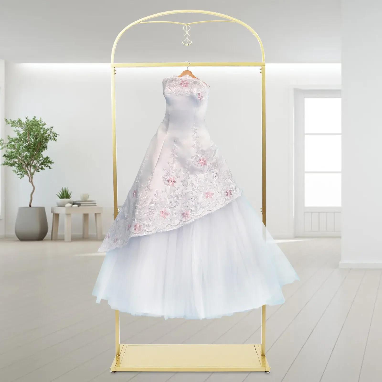 

Vintage Gold Clothing Rack Freestanding Iron Pipe 39x16x90 Inch Heavy Duty for Home Closet Retail Boutique Storage United States