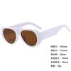 Foreign Trade Sunglasses Wide Legs Big Frame Vgo88 Men'S And Women'S Jelly Color Personalized Uv400 Sunglasses