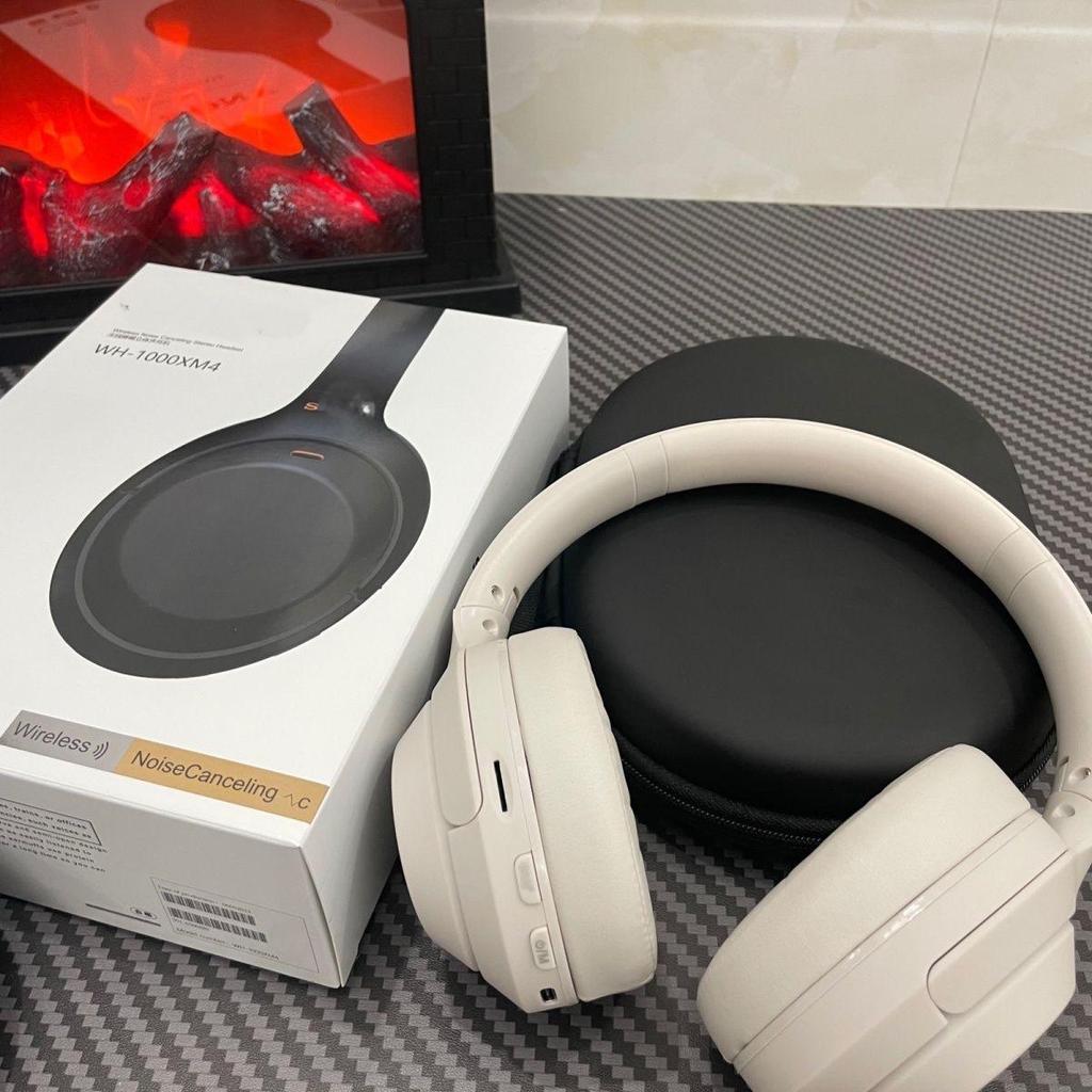 XM4 Wireless Noise Cancelling Over-Ear Bluetooth Headphones for Sony, Android, Apple Devices