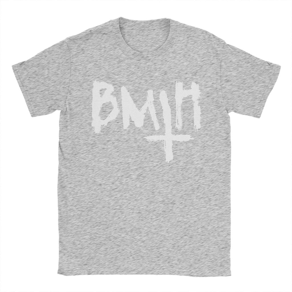 T-shirts pour hommes Bring Me the Horizons BMTH Drôles T-shirts en coton pur Manches courtes T-shirts Col rond Vêtements Nouvelle Arrivée