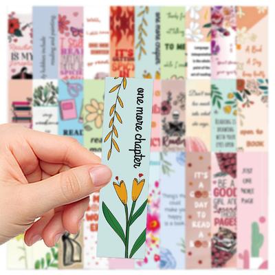 30pcs/set Reading Book Series Paper Bookmark DIY Book Decoration Cards Marking Page Bookmarks Stationery Gifts