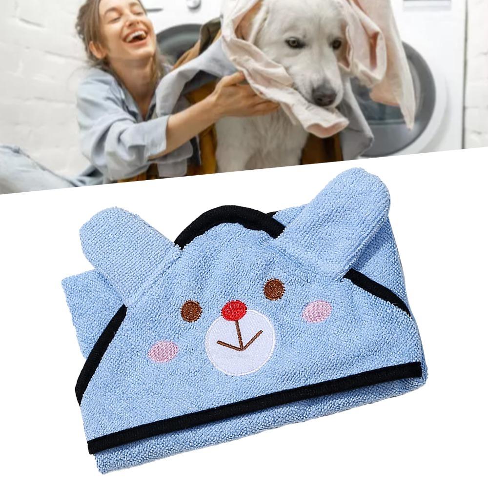 Microfiber Pet Towel Soft Comfortable Pet Grooming Towel Versatile Dog Bath Towel for Dogs Cats