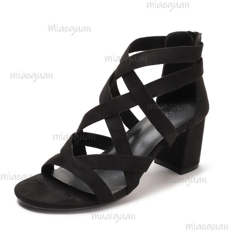 Women Summer Sandals Comfortable Shallow High Heels Women Sandals Breathable Outdoor Beach Sandals Shoes for Women Size 36 42