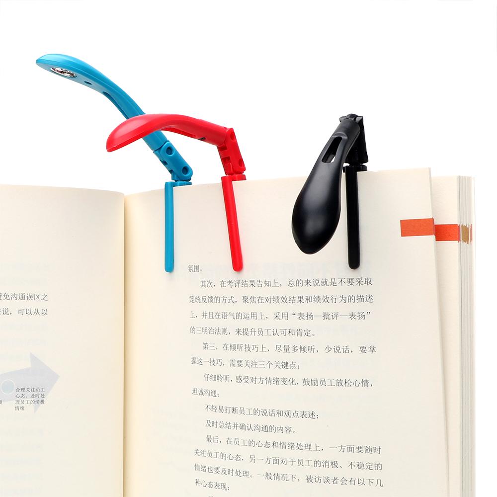 

Книжный светильник, лампа для чтения книг, клипсы для книг, складной светодиодный ночник для чтения, регулируемый гибкий