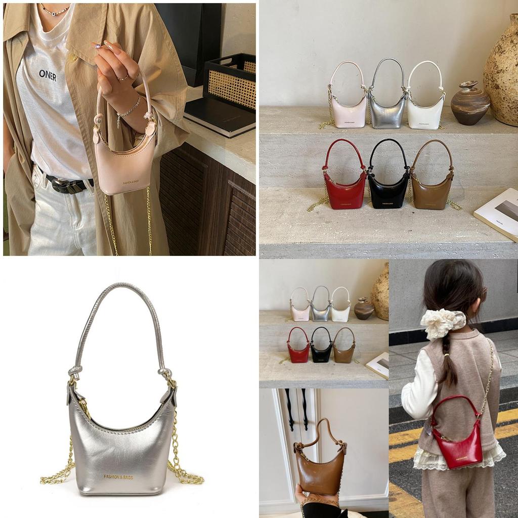 Childrens Canvas Mini Crossbody Bag With Letter Printing Design For Kids School Daily Use