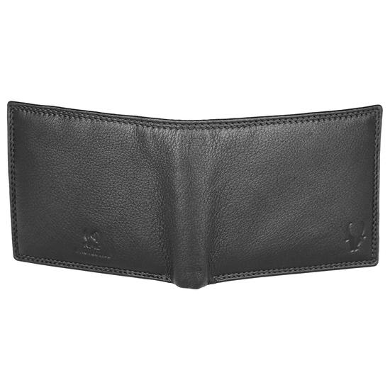WildHorn Rfid Protected Leather Wallet For Men, Black
