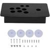 FTVOGUE DIY Arcade Panel Black Case DIY Set Kits Acrylic Panel and Inclined Cases Replacement for Arcade Game