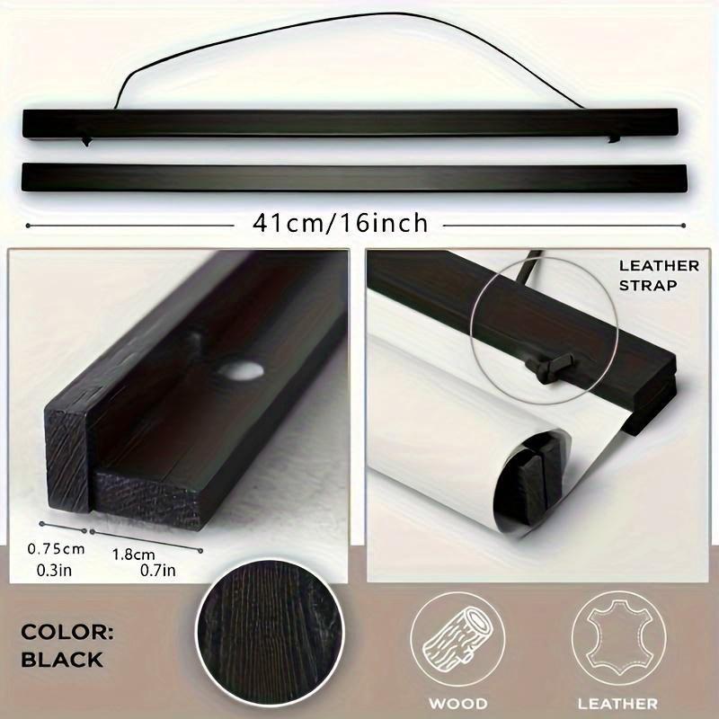 1pc Poster Frame, magnetic photo frame for photo calligraphy display painting, scroll photo frame, canvas creative oil painting mural art decoration